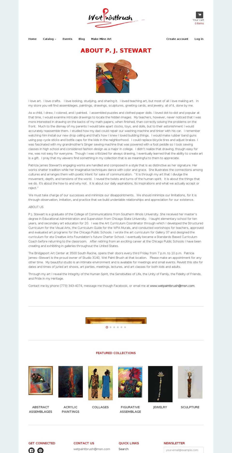 wetpaintbrush.com shopify website screenshot