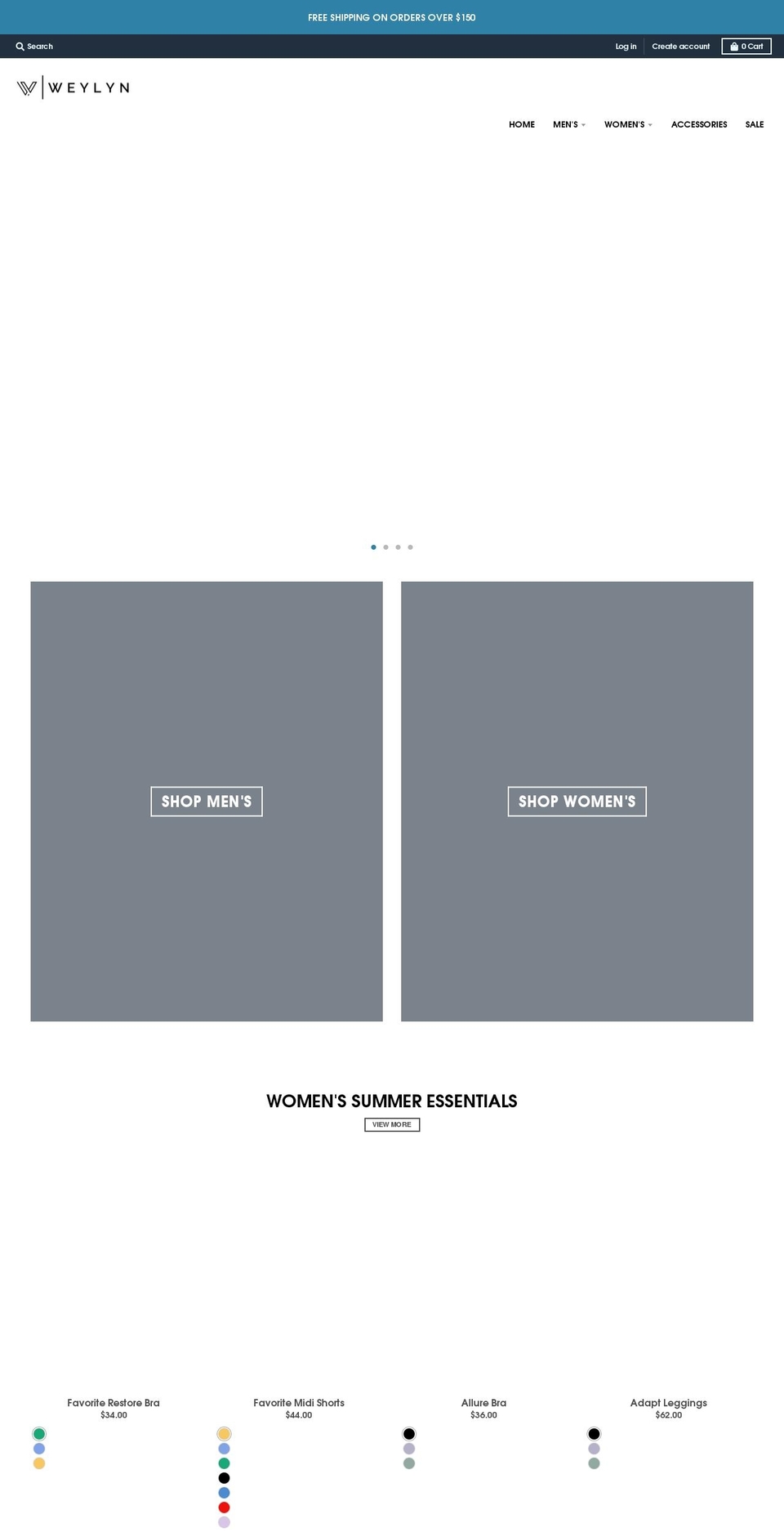 weylynapparel.com shopify website screenshot