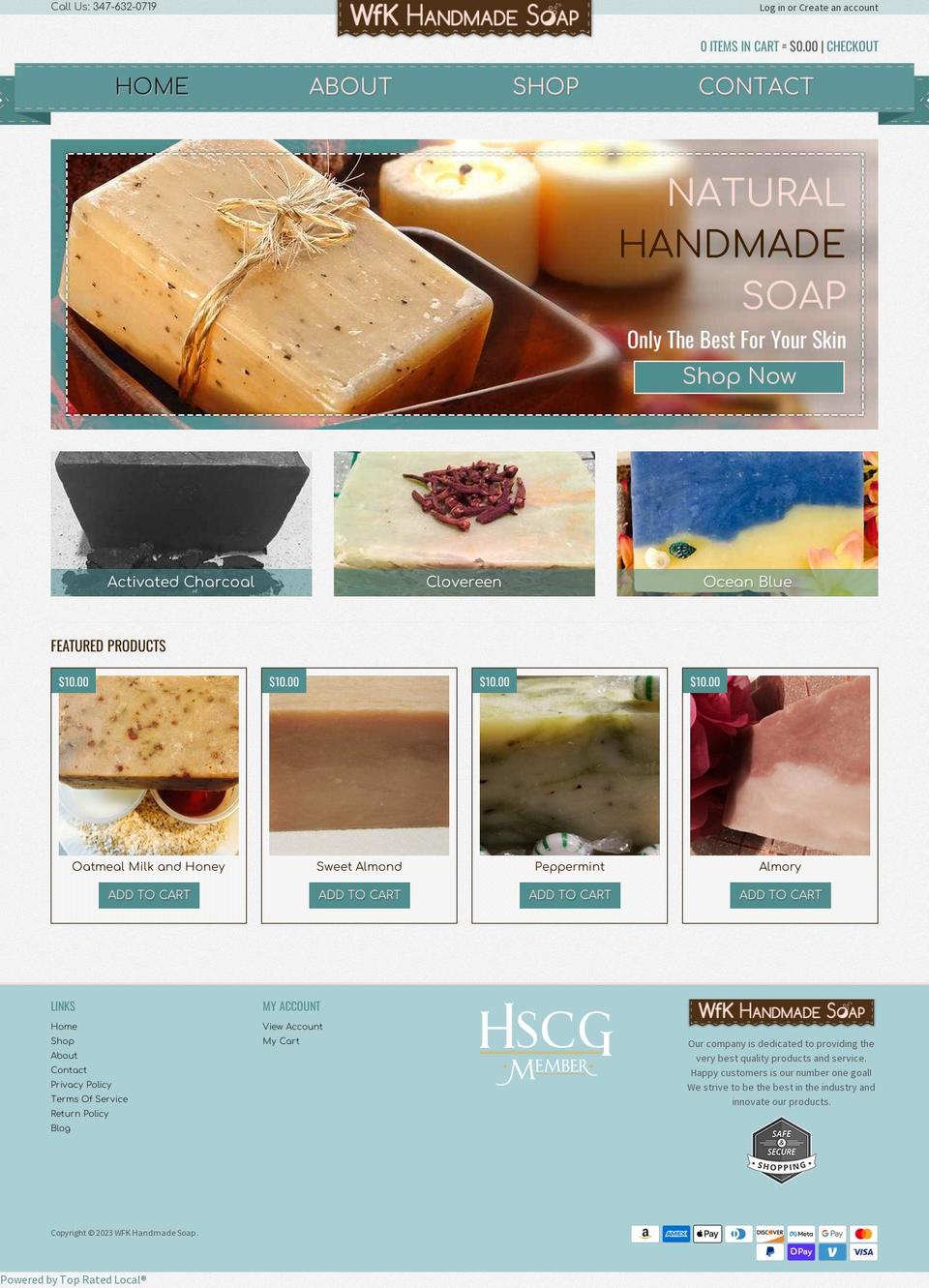 gl-shopify--master Shopify theme site example wfkhandmadesoap.com