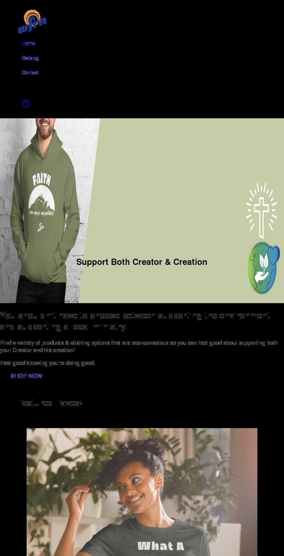wfrnstore.com shopify website screenshot