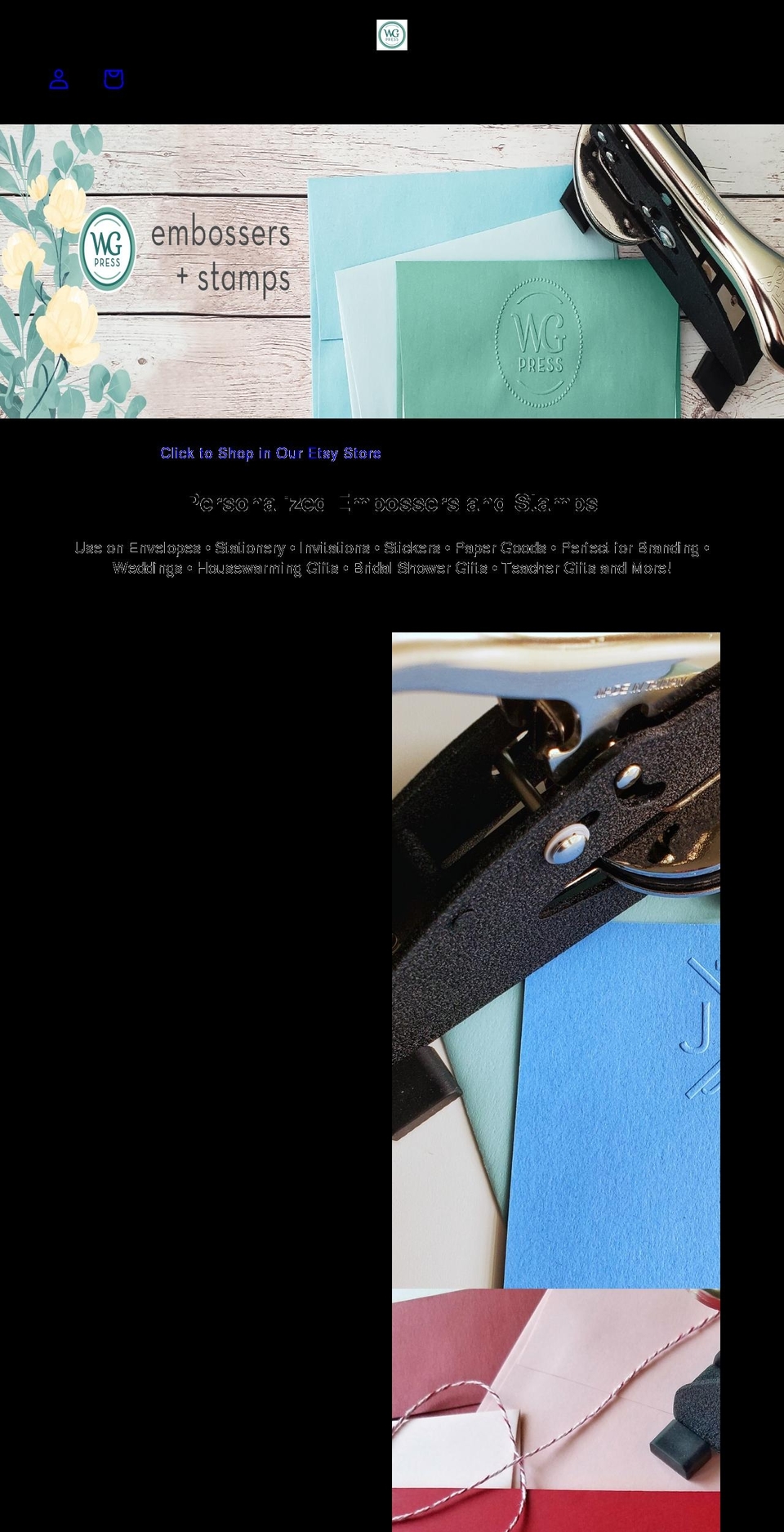 wgpress.com shopify website screenshot
