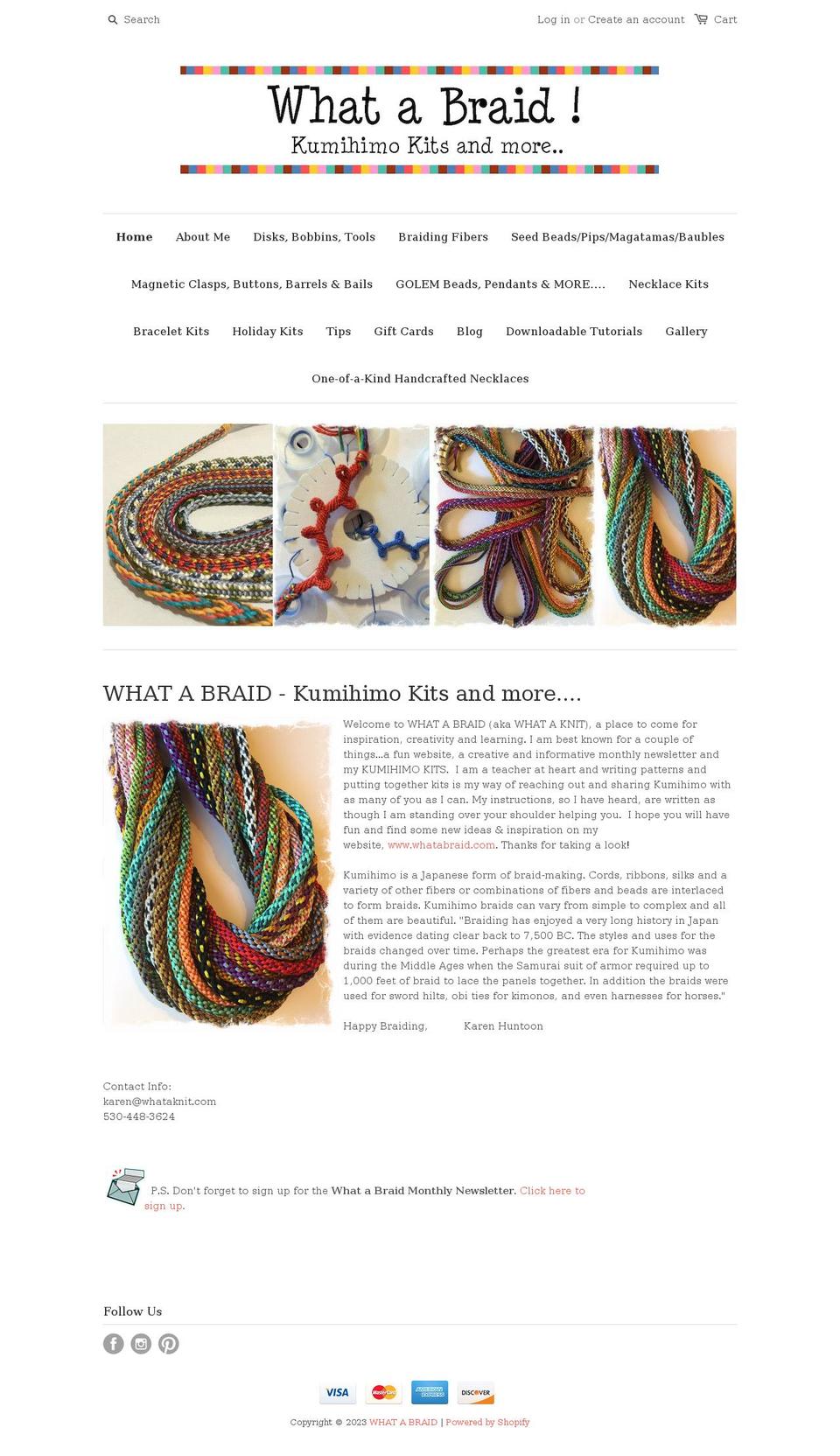 whatabraid.com shopify website screenshot