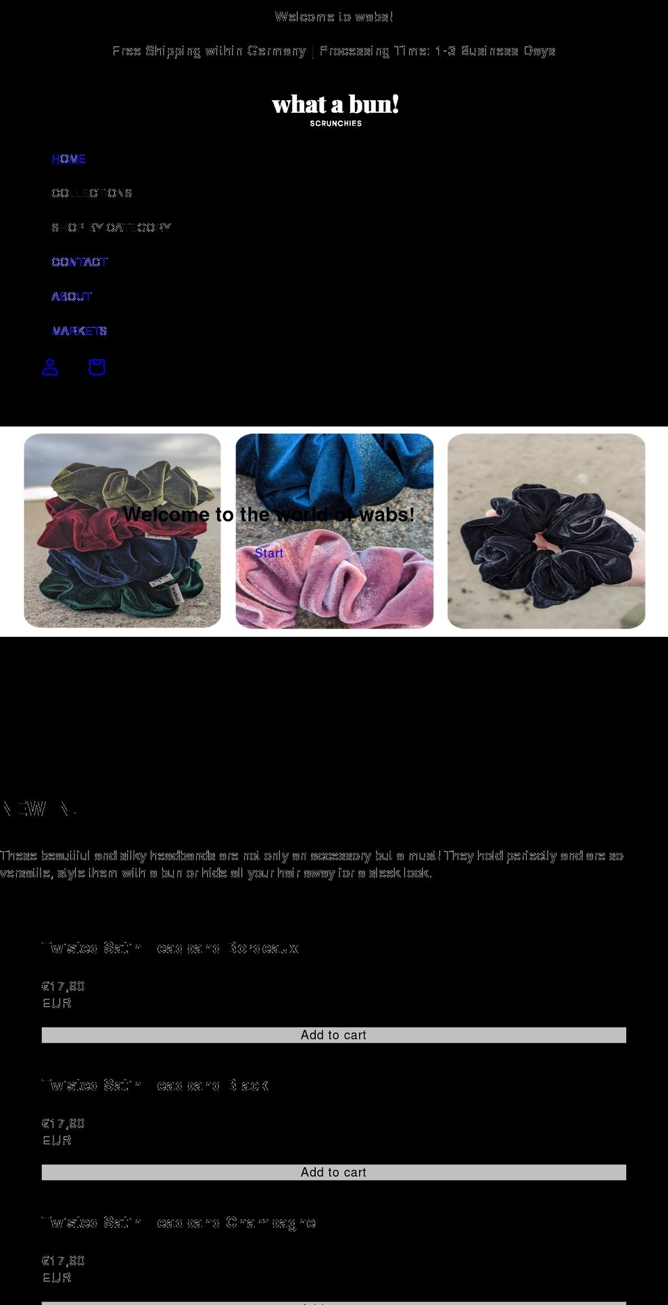 whatabun.com shopify website screenshot