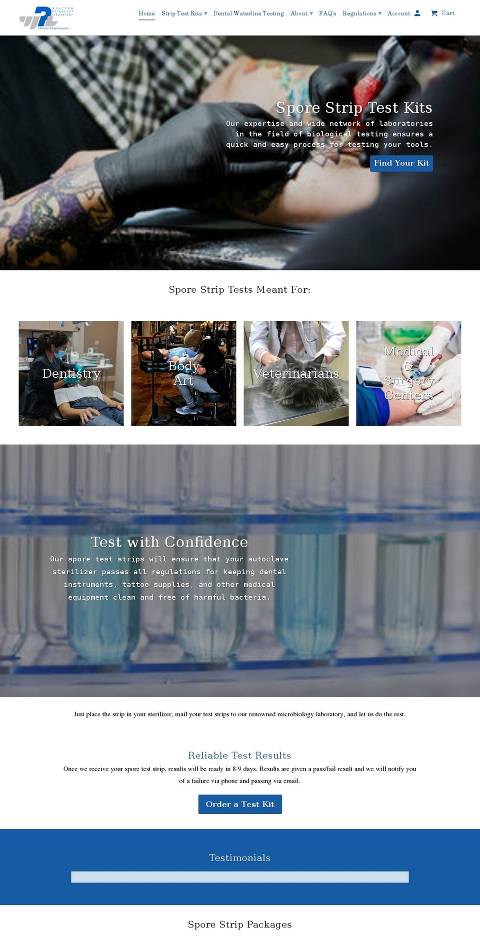 whatcompathologylabs.com shopify website screenshot