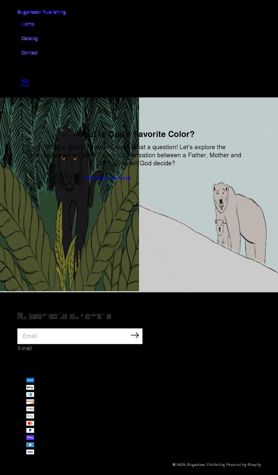 whatisgodsfavoritecolor.com shopify website screenshot