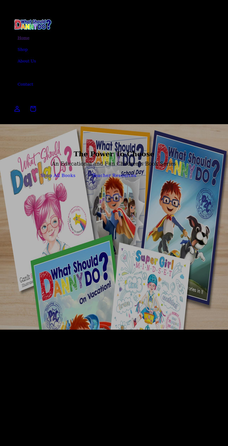 whatshoulddannydo.com shopify website screenshot