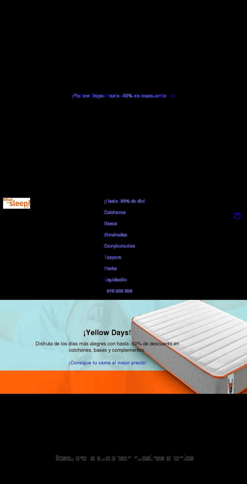 whatthesleep.shop shopify website screenshot
