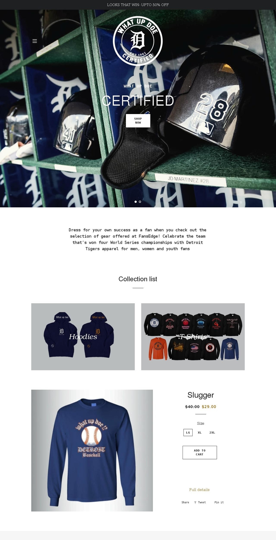 whatupdoecertified.com shopify website screenshot