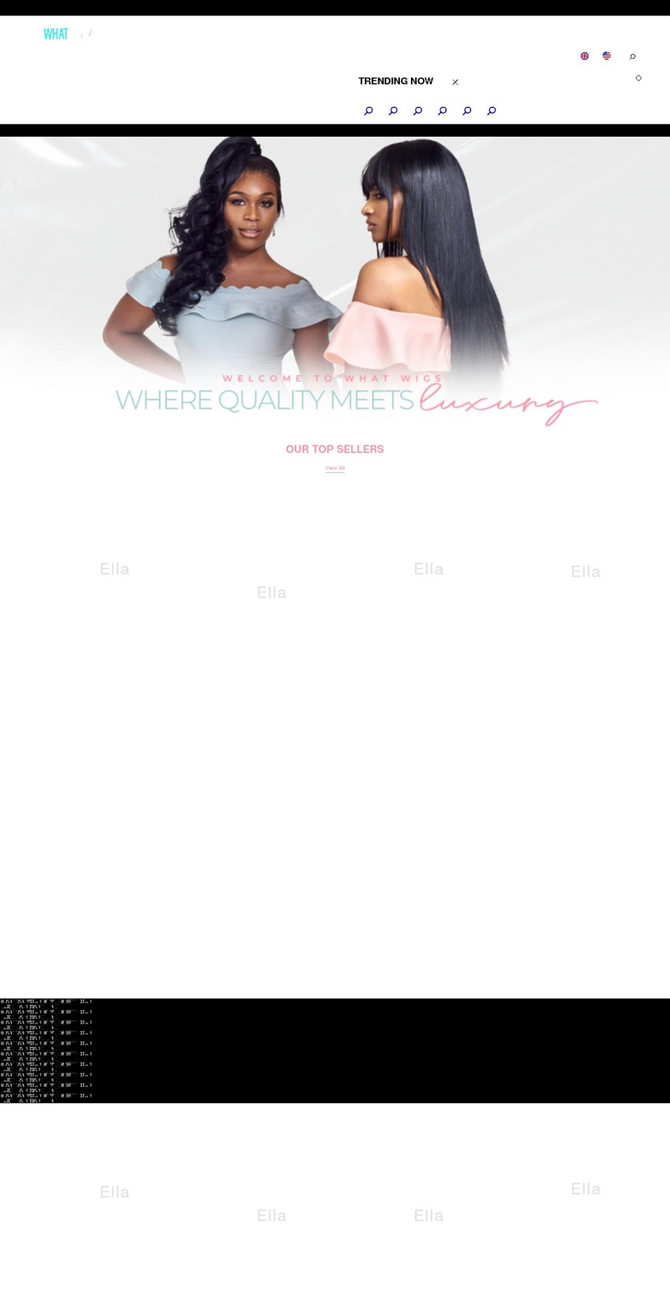 whatwigs.com shopify website screenshot