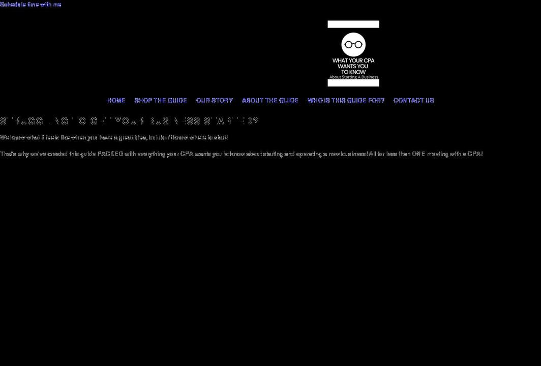 whatyourcpawantsyoutoknow.com shopify website screenshot