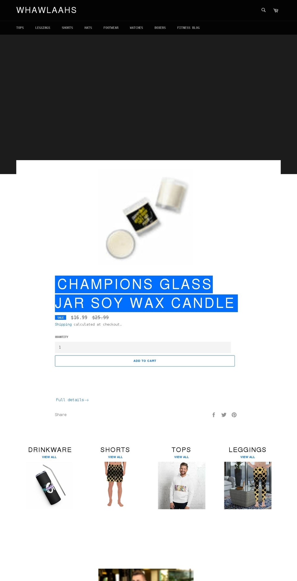 whawlaahs.com shopify website screenshot