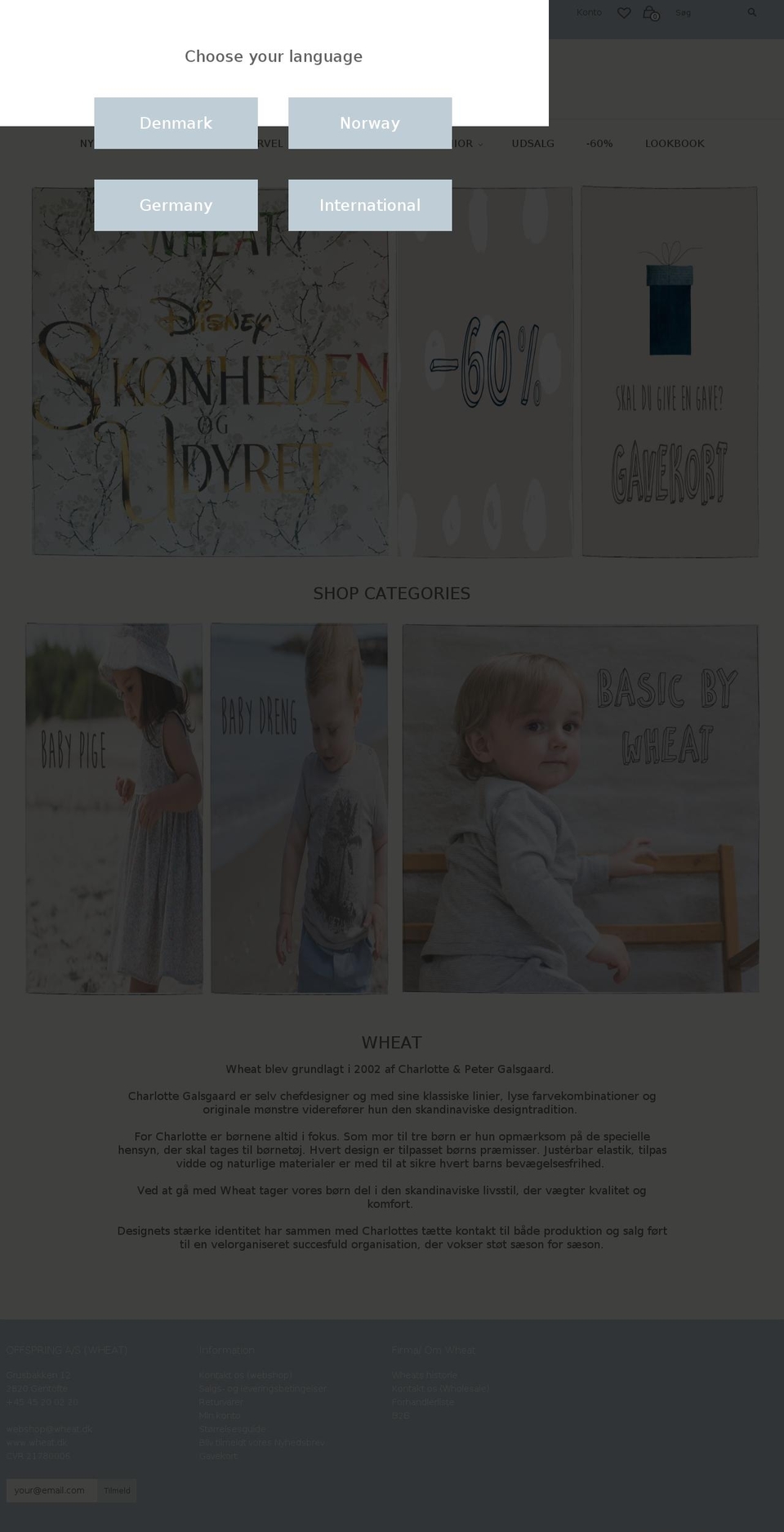 wheat.dk shopify website screenshot