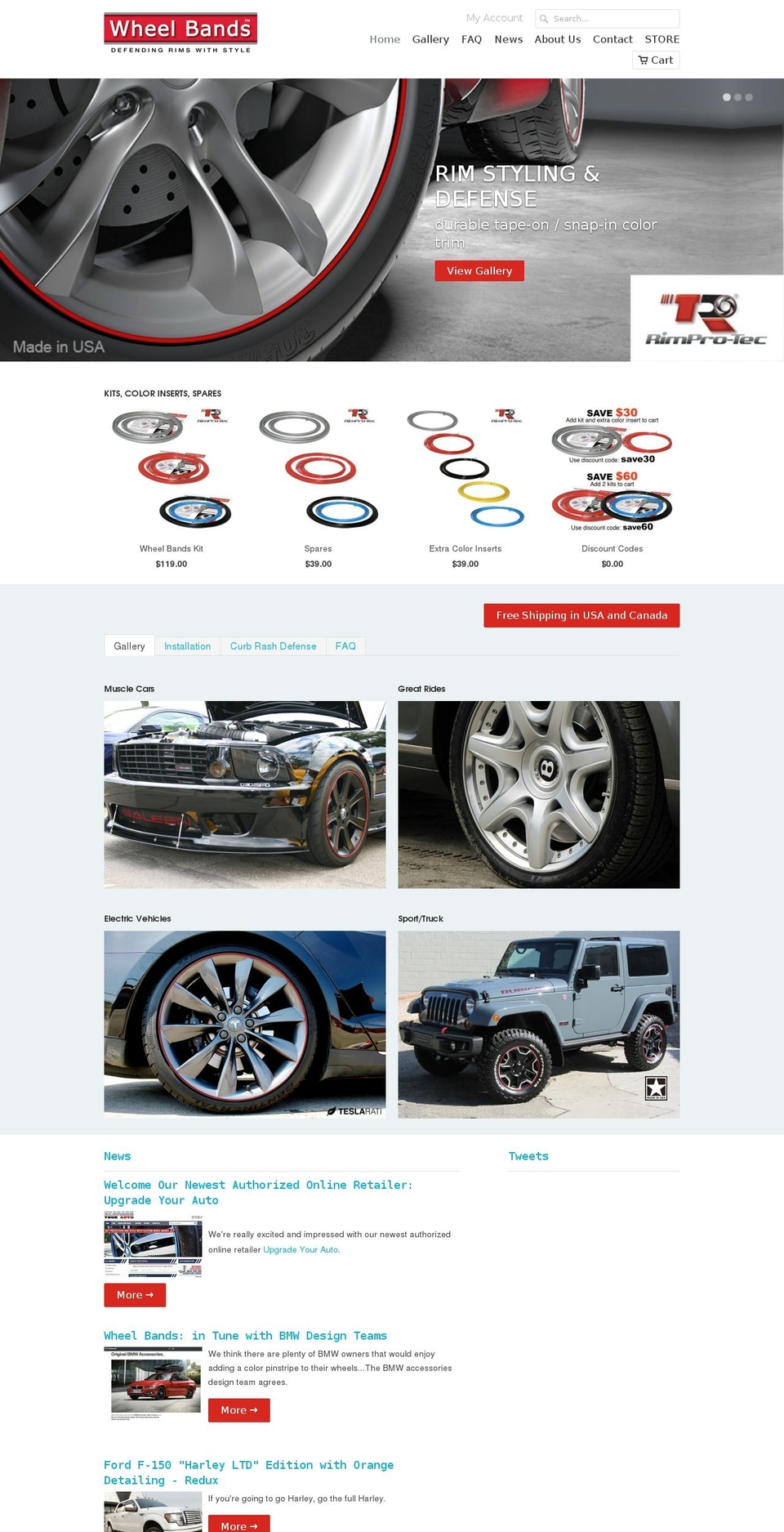 Alchemy Shopify theme site example wheelbands.com