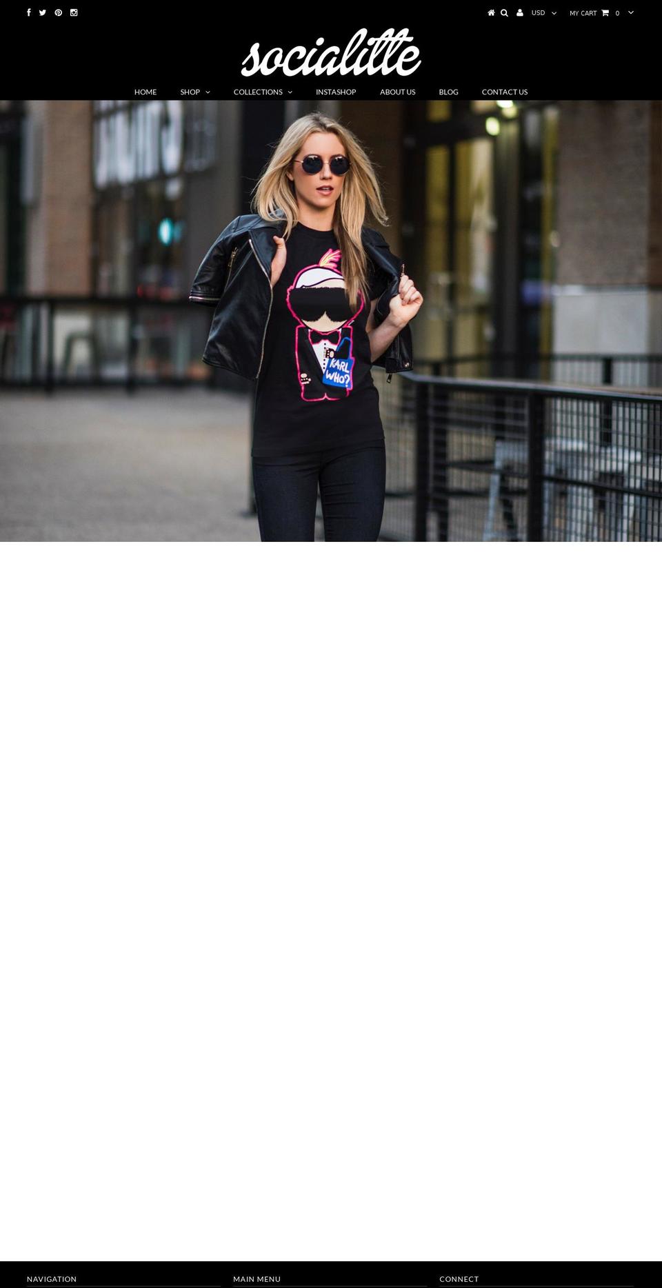 whereiskarlito.com shopify website screenshot