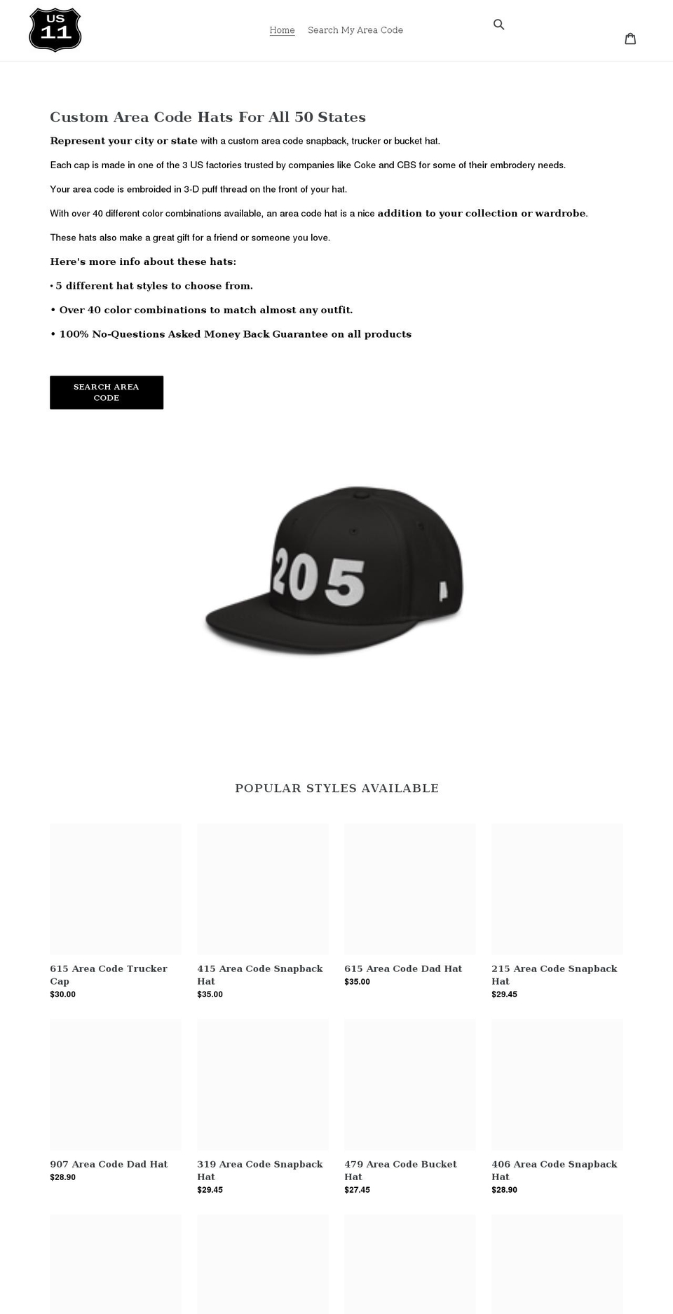 whereiwasraised.com shopify website screenshot