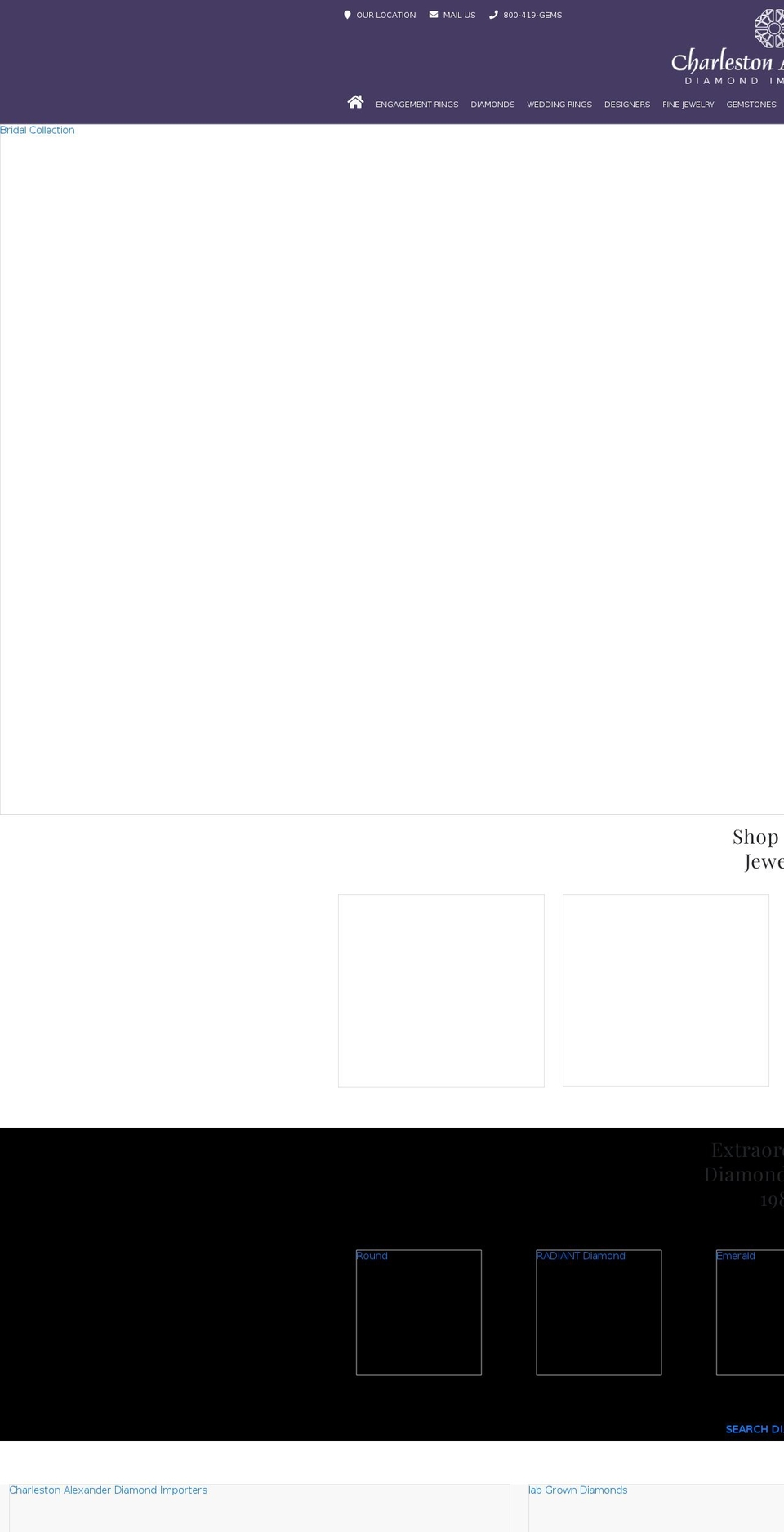 wherethediamondsare.com shopify website screenshot