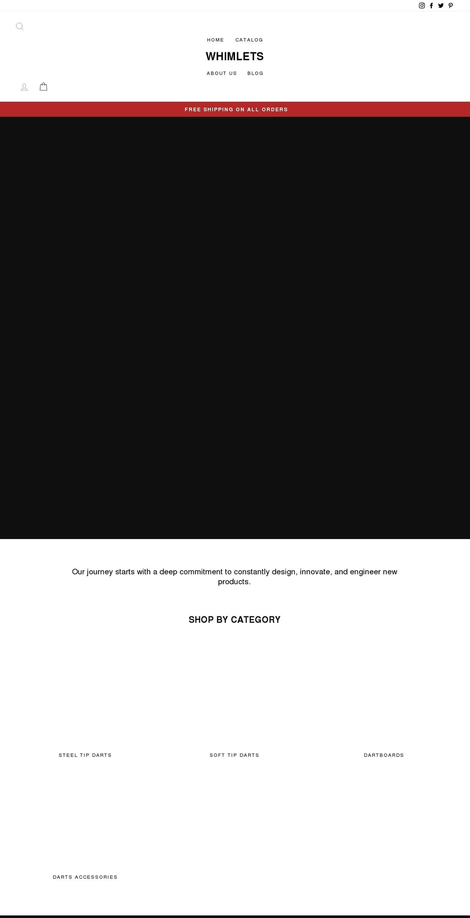 whimlets.com shopify website screenshot