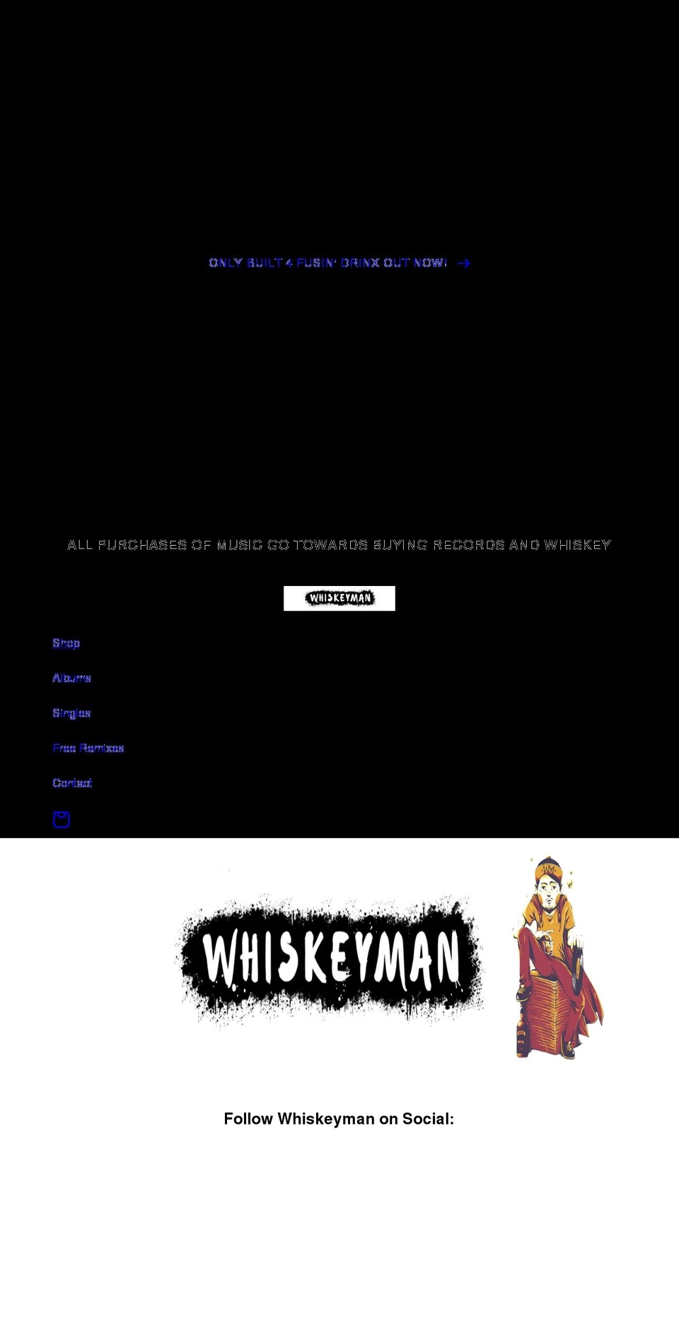 whiskeyman.co.uk shopify website screenshot