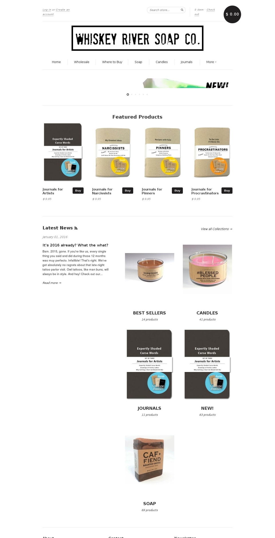 District Shopify theme site example whiskeyriversoap.com