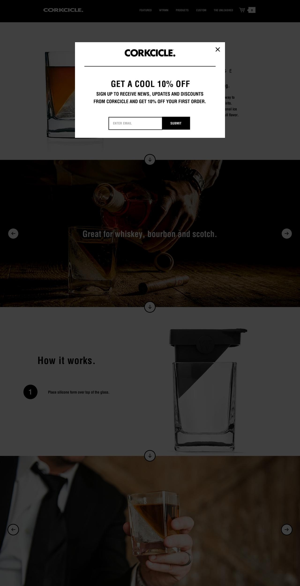 whiskeywedge.net shopify website screenshot