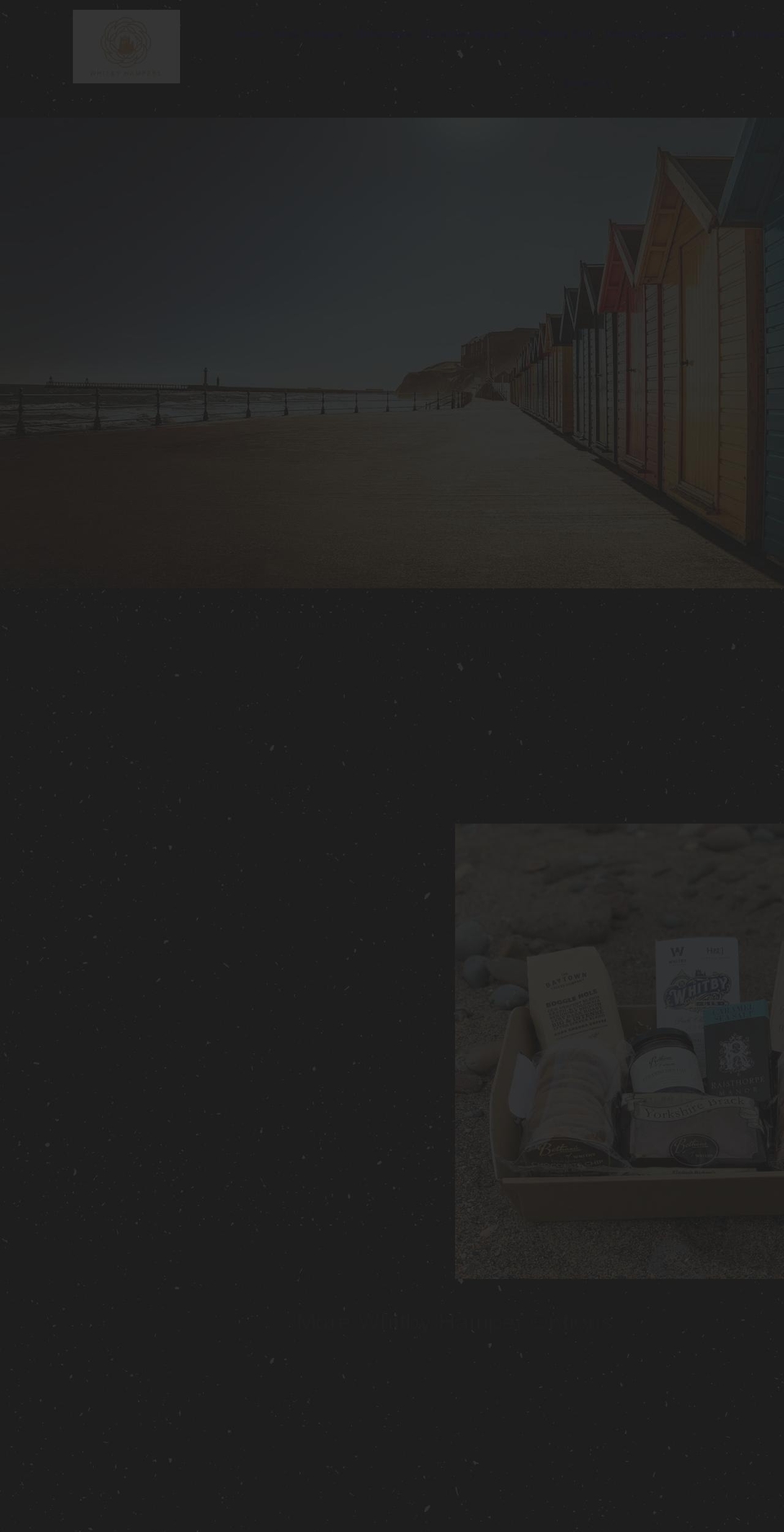 whitbyhampers.co.uk shopify website screenshot
