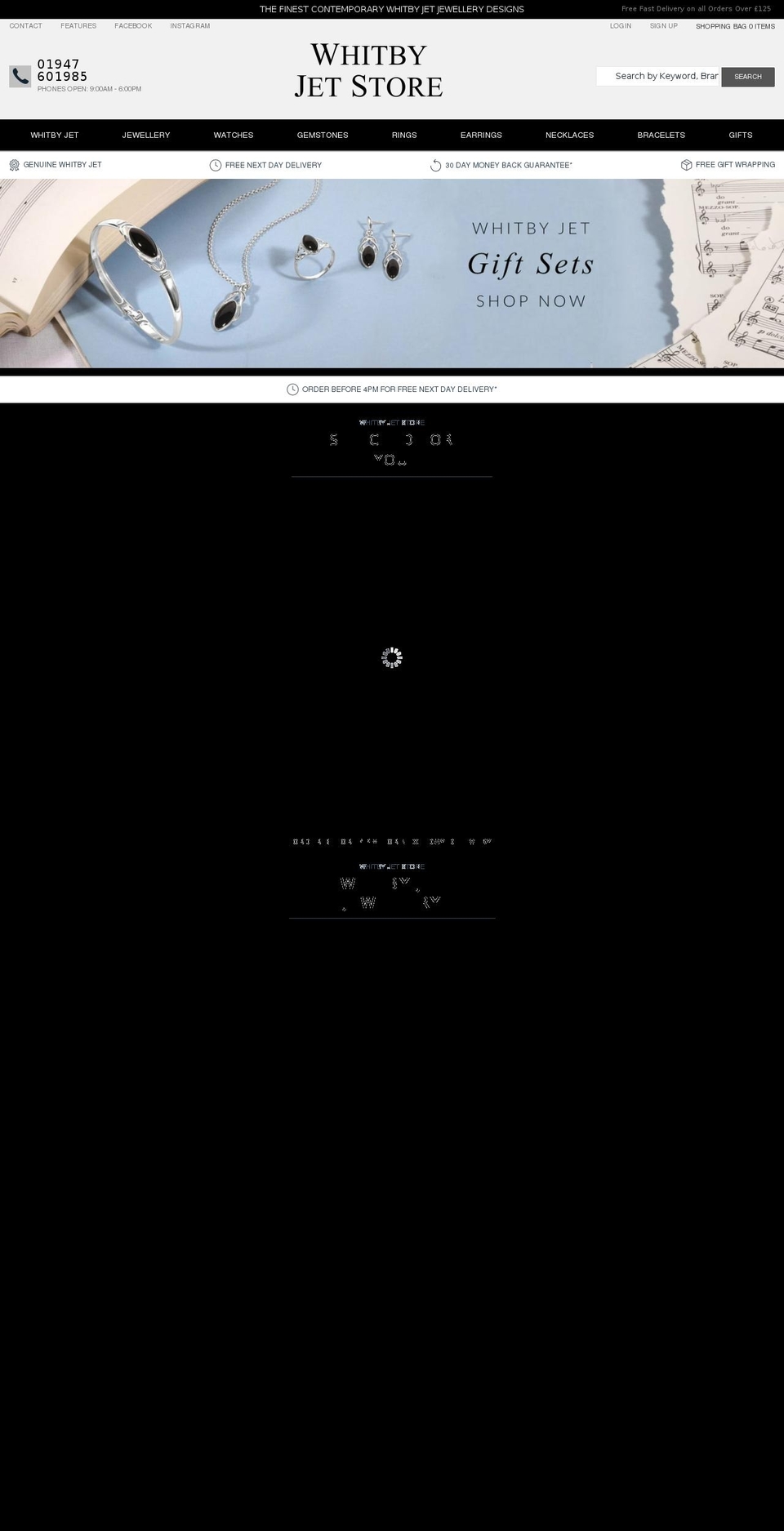 whitbyjetstore.co.uk shopify website screenshot