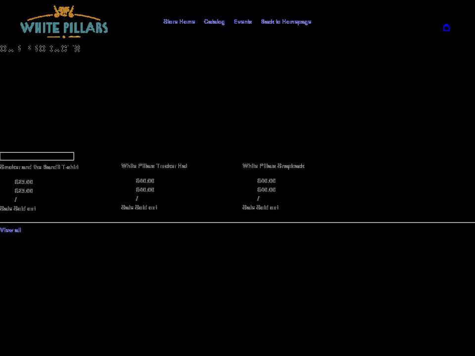 white-pillars.myshopify.com shopify website screenshot