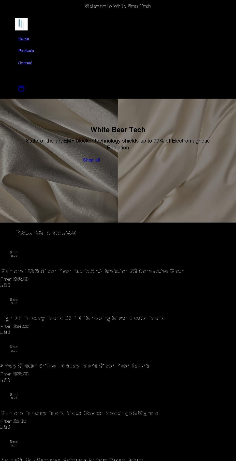 whitebeartech.com shopify website screenshot