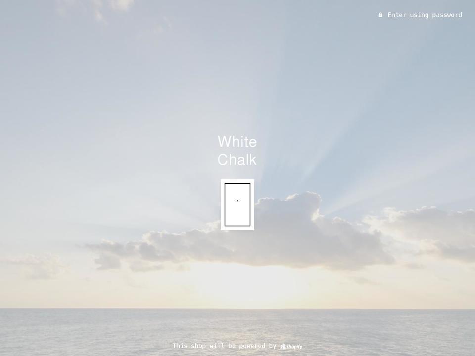 whitechalk.co.nz shopify website screenshot