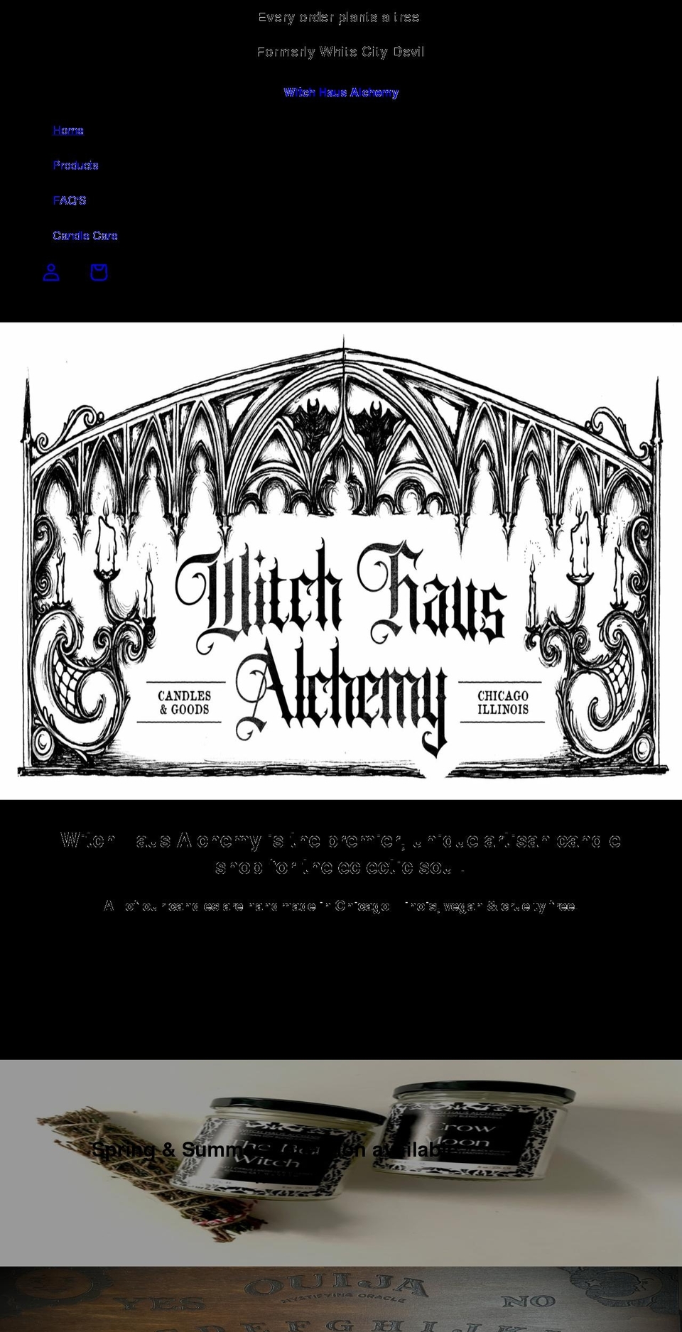 whitecitydevil.com shopify website screenshot