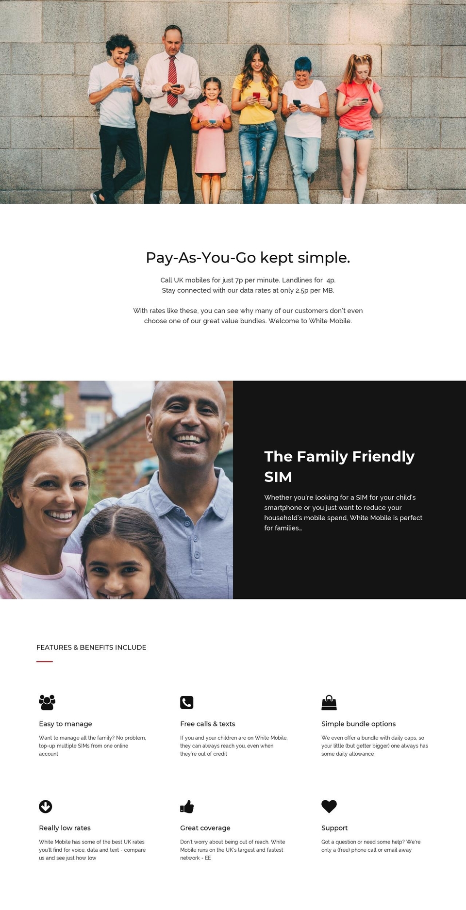 whitemobile.com shopify website screenshot