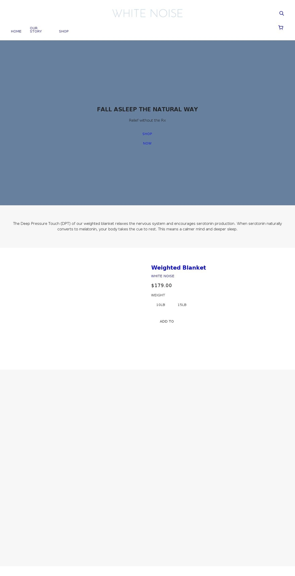 whitenoiseshop.com shopify website screenshot