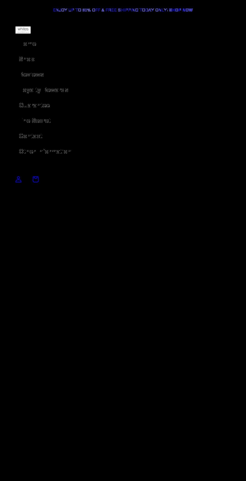whitesbeaconsfield.co.uk shopify website screenshot