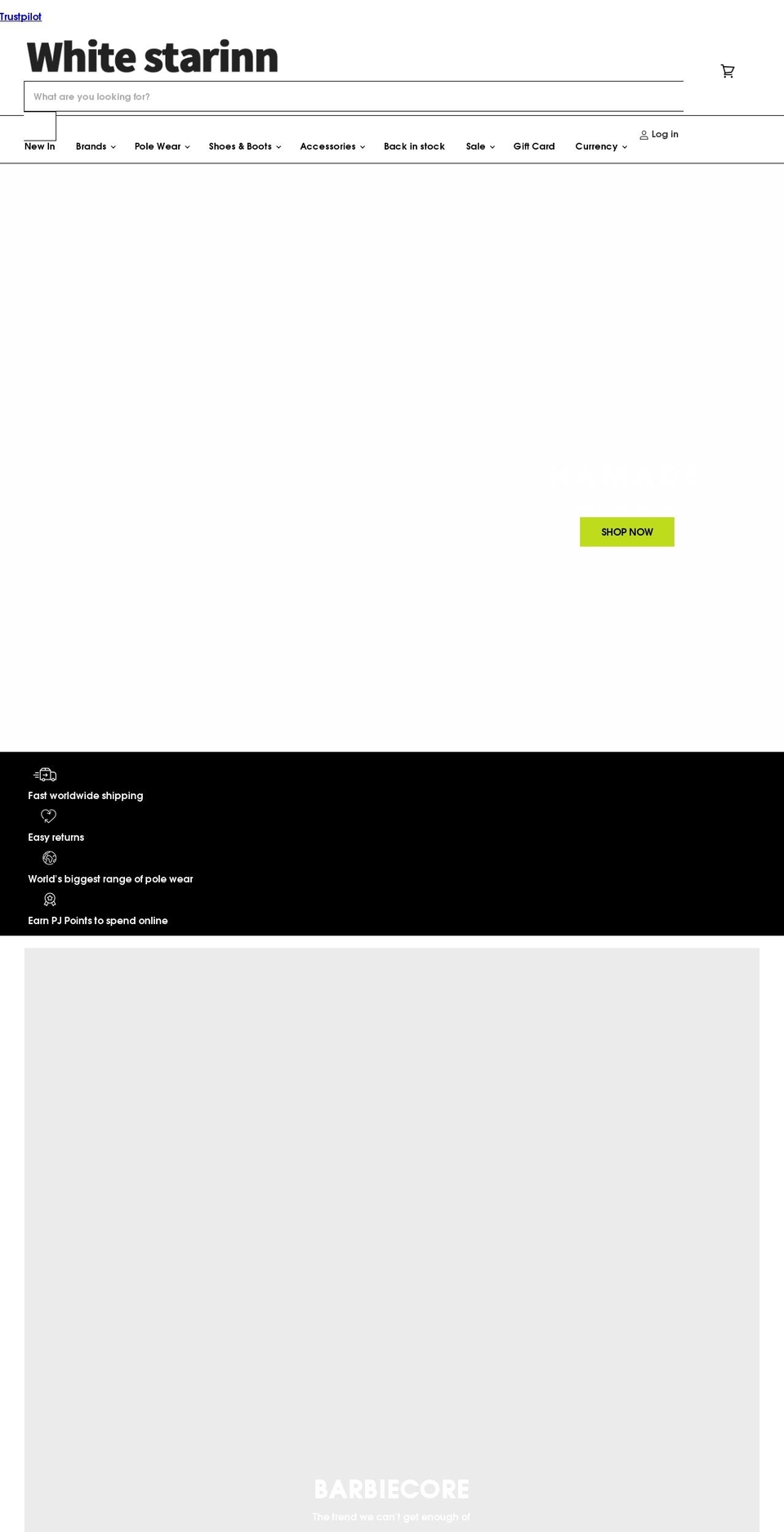 whitestarinn.com shopify website screenshot