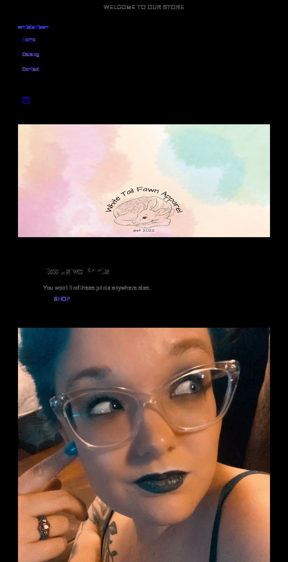 whitetailfawn.com shopify website screenshot