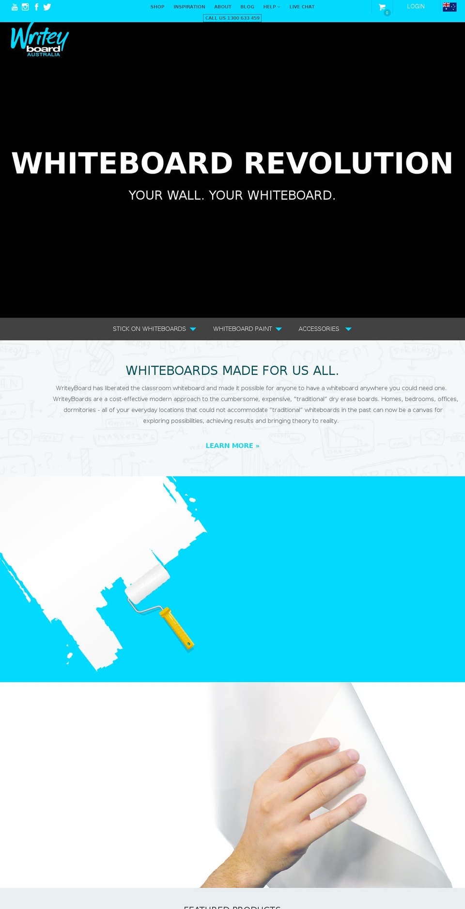 Copy of Copy of WriteyAU  - Main - Shopify theme site example whiteyboard.com.au