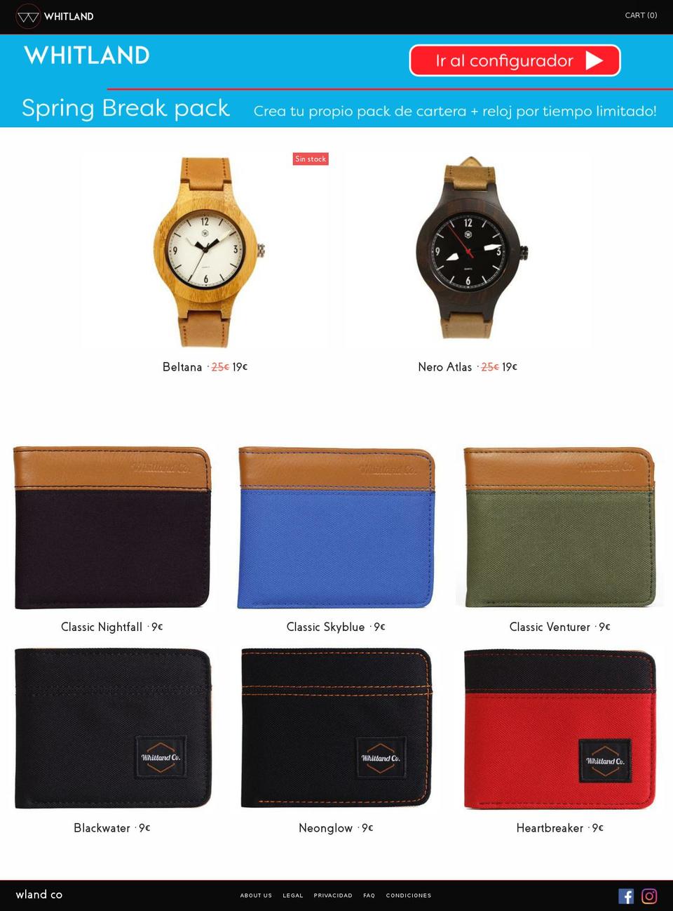 whitlandco.com shopify website screenshot