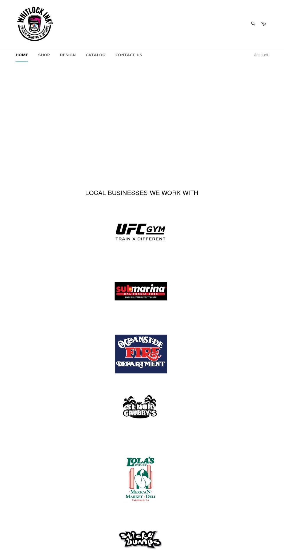 whitlockink.com shopify website screenshot