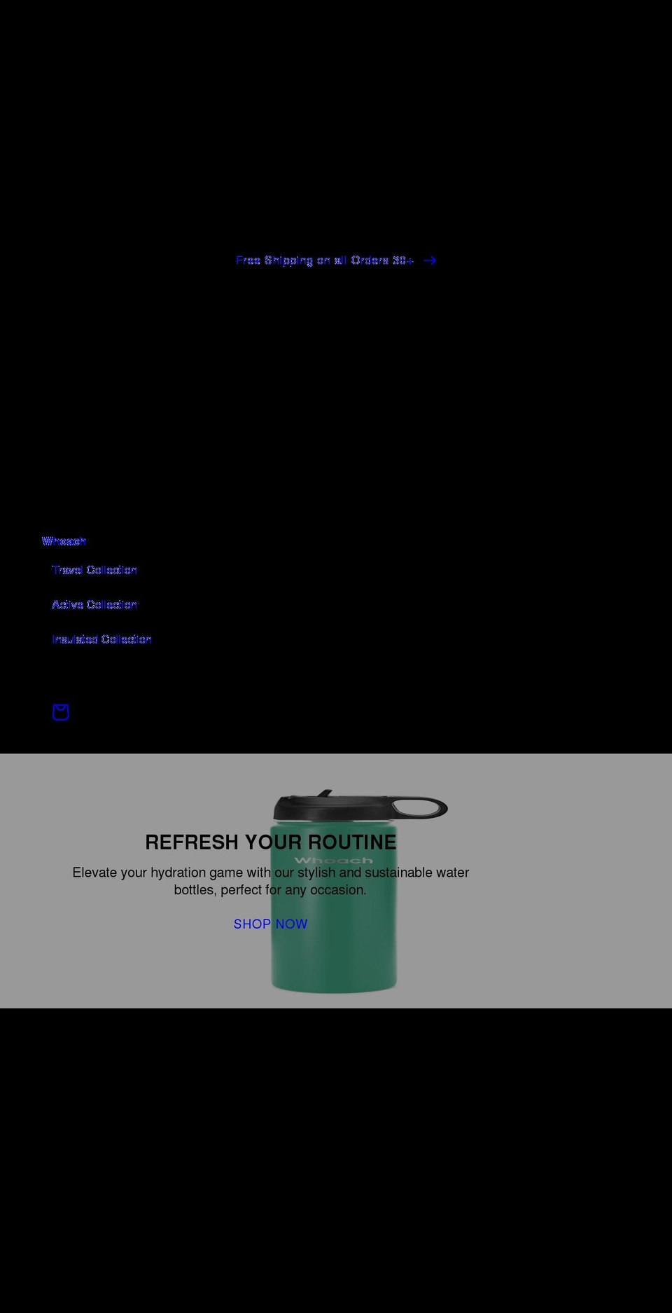 whoach.com shopify website screenshot