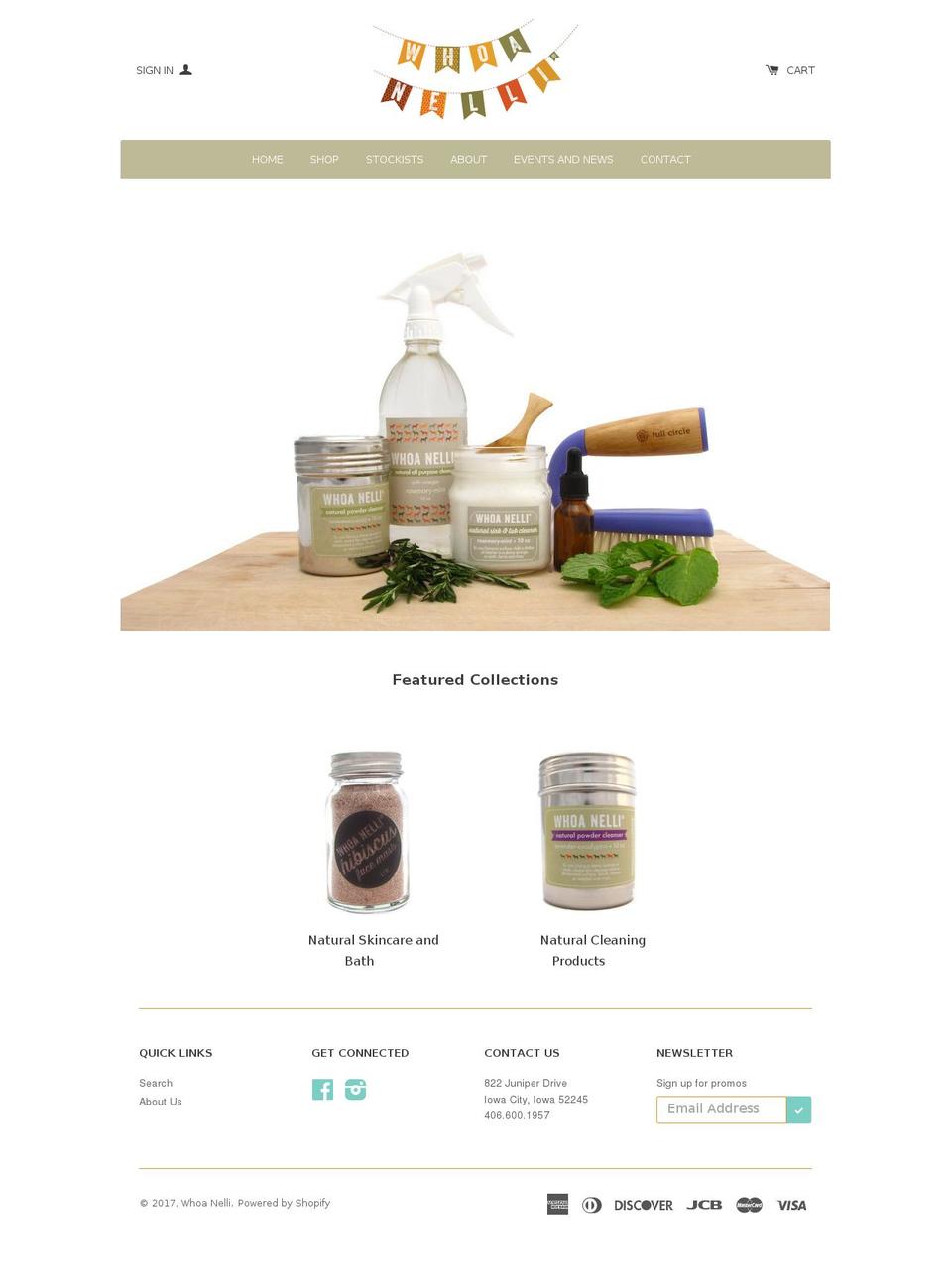 Copy of Solo Shopify theme site example whoanelli.com