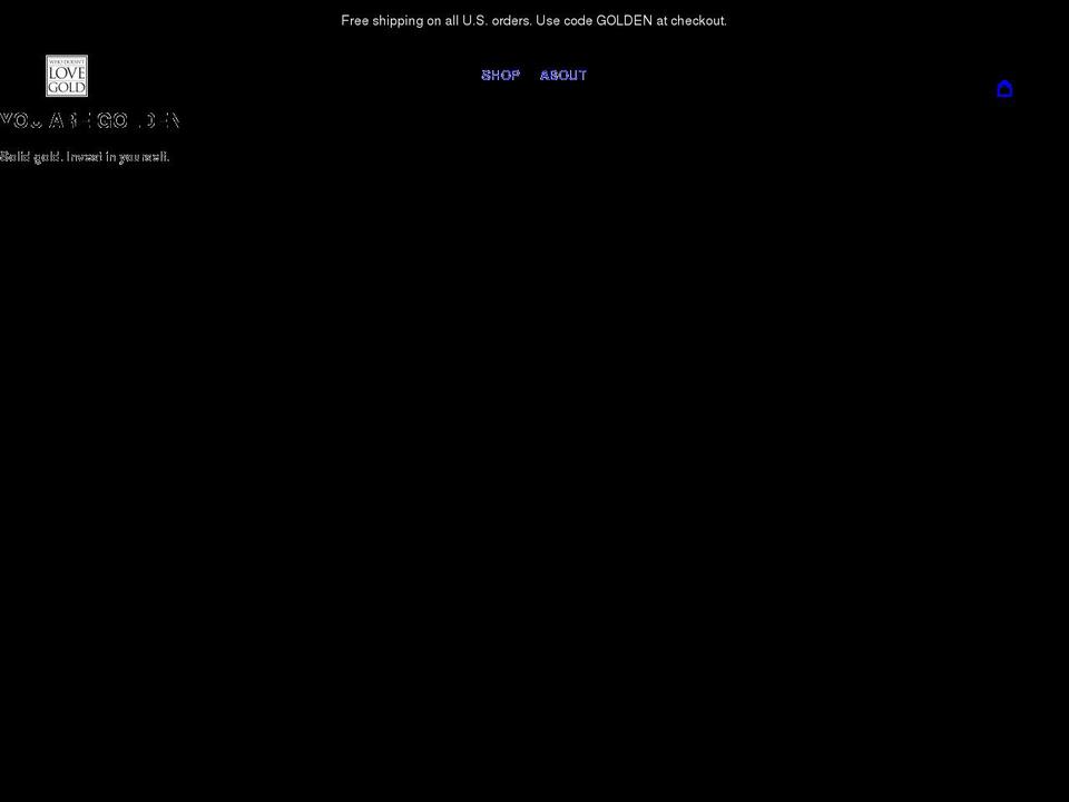 whodoesntlovegold.com shopify website screenshot