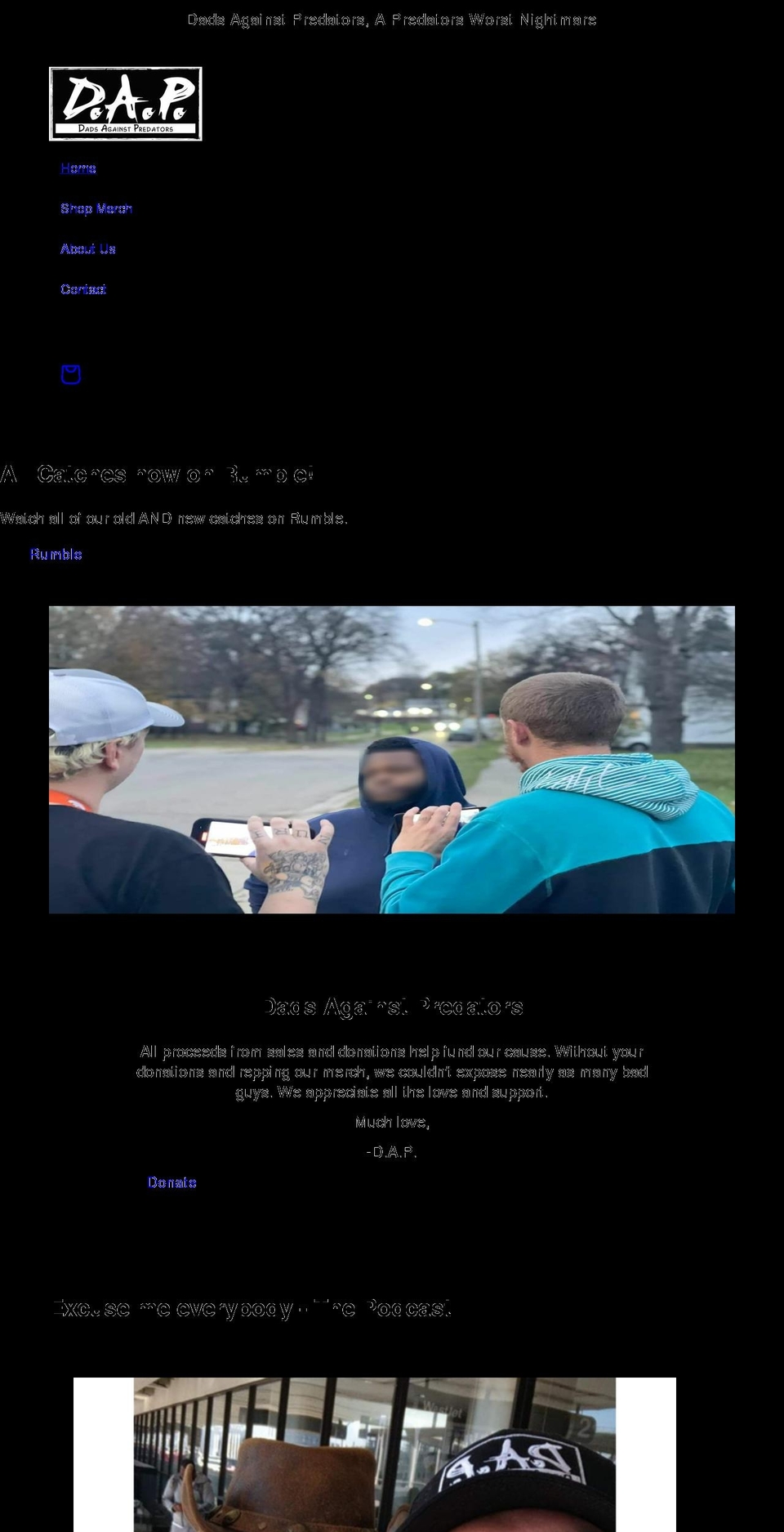 whoisdap.com shopify website screenshot
