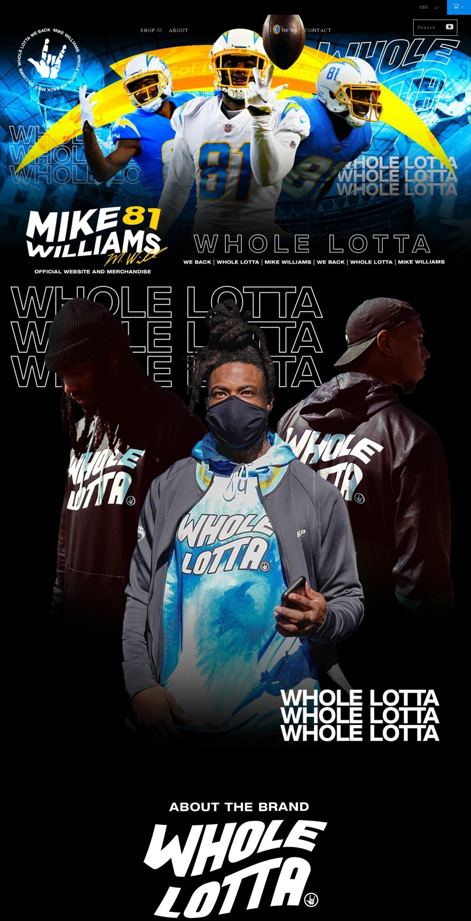 whole-lotta.com shopify website screenshot