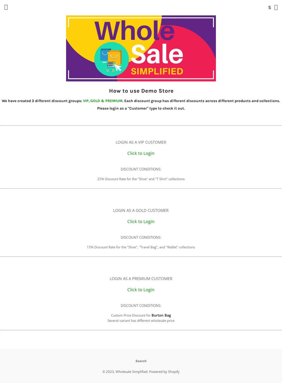 wholesale-simplified.myshopify.com shopify website screenshot