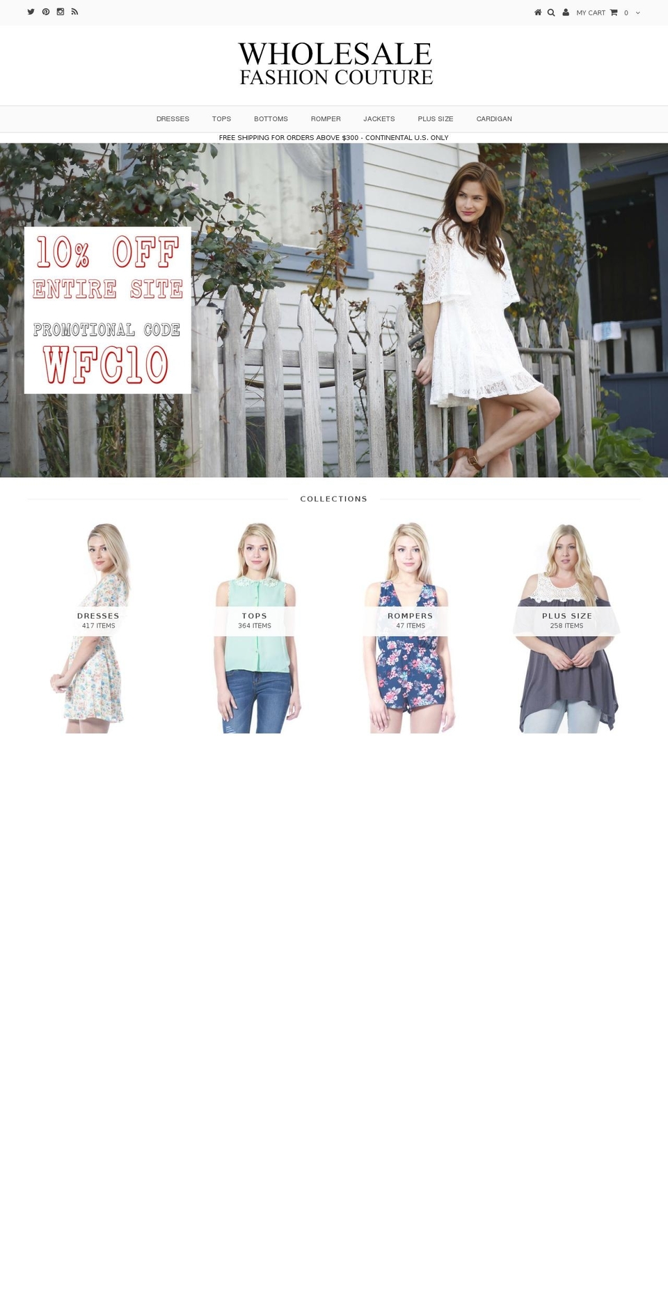 wholesaleclothusa.com shopify website screenshot