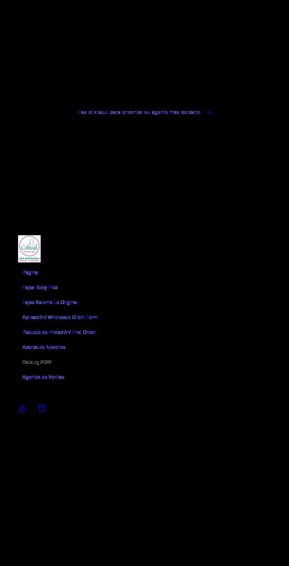 wholesalecolteal.com shopify website screenshot