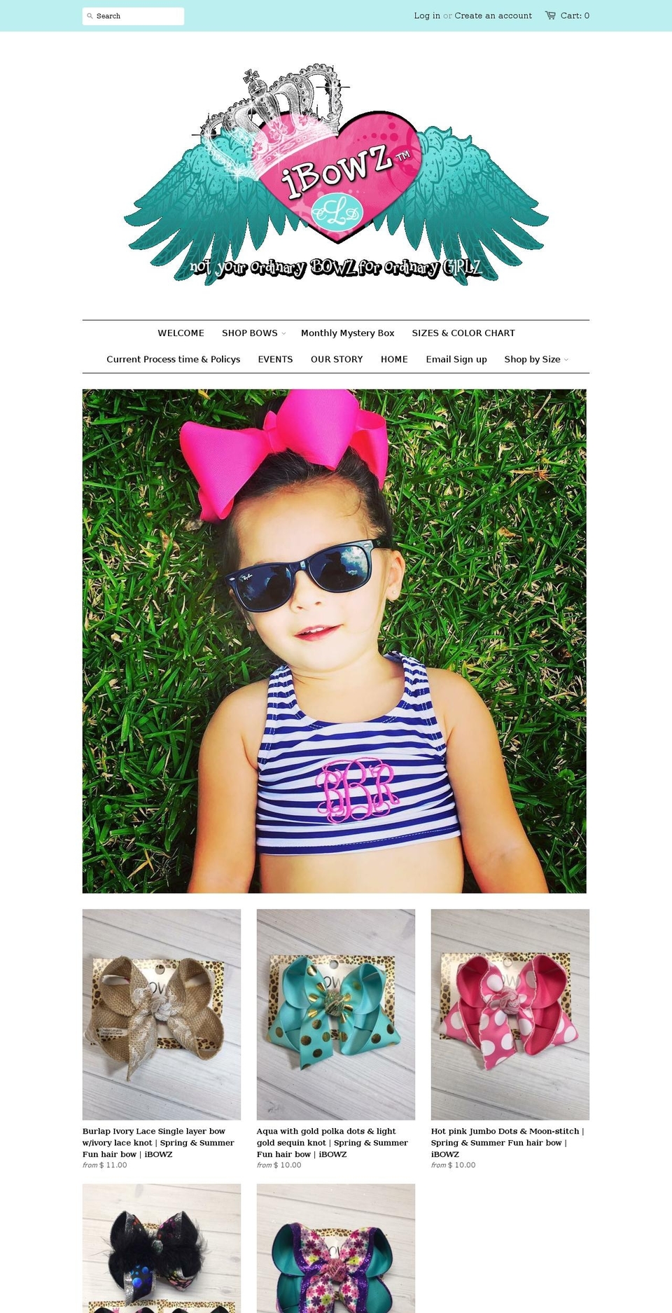 wholesalehairbow.com shopify website screenshot