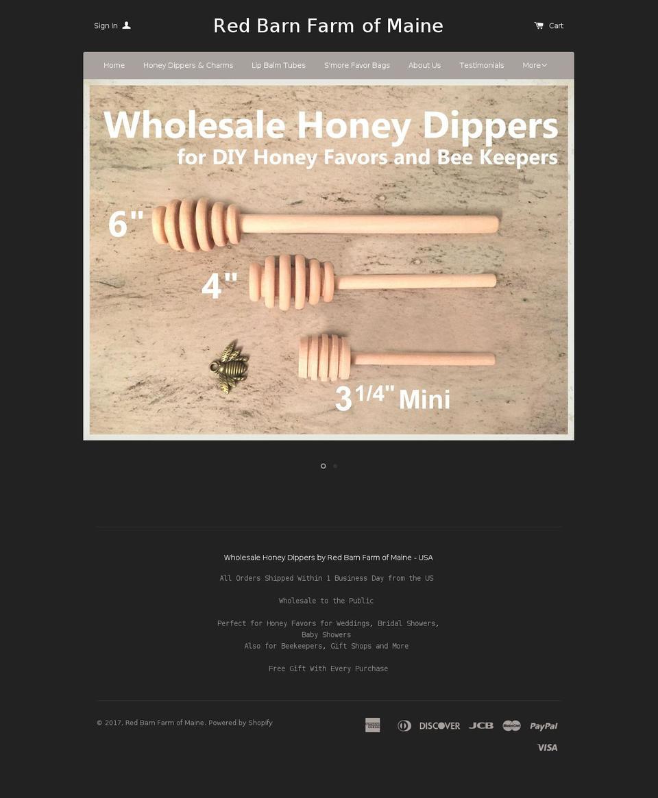 wholesalehoneydippers.com shopify website screenshot