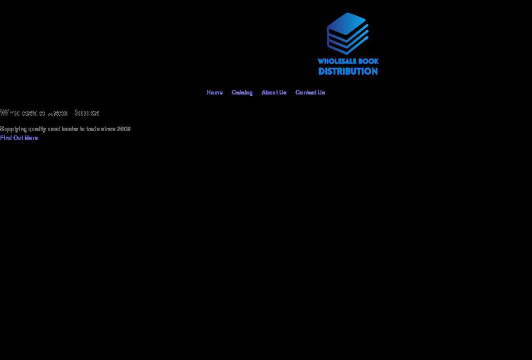 wholesaleusedbooks.co.uk shopify website screenshot