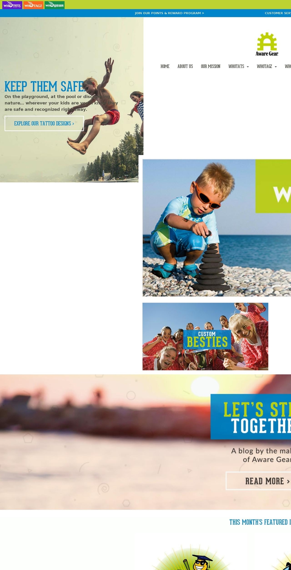 whotagz.com shopify website screenshot